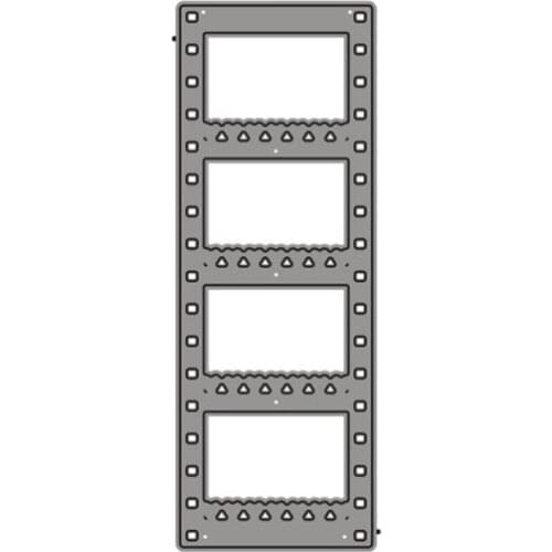 Metal Cutting Dies Rectangle 1 Stencils for DIY Scrapbooking Decorative Embossing DIY Paper Cards