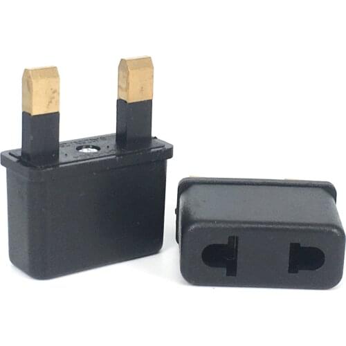 Multifunctional US to UK Plugs Adapter EU to UK Plugs Power Converter Plugs 2 Pin Socket US to UK Travel Adapter