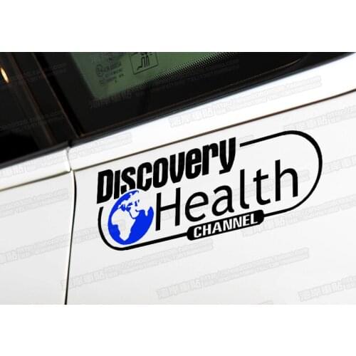 Fashion Outdoor TV Show Car Door Side Body Sticker Decals for Discovery Health