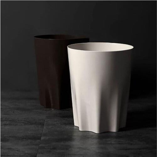 Trash Can мусорное ведро Nordic Style ведро для мусора Home Kitchen Living Room Bathroom Creative Office Wastebasket Dustbin