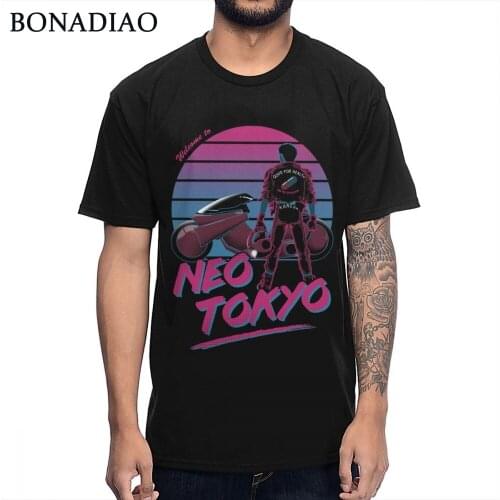 Welcome To Neo Tokyo Akira T Shirt Male High-Q Crewneck 100% Cotton S-6XL Plus Size Homme Tee Shirt