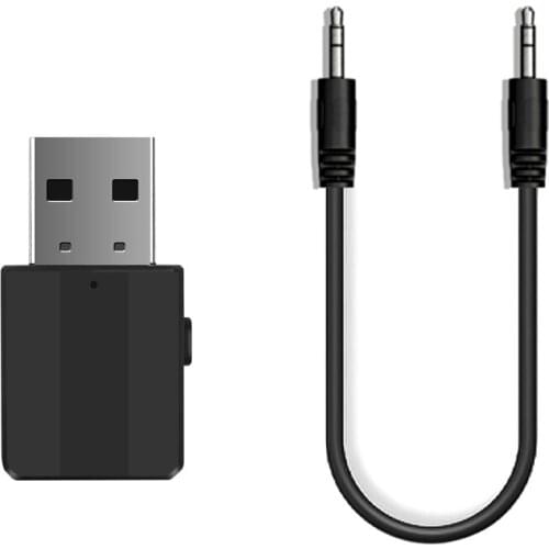 New 5.0 Bluetooth Transmitter Receiver Mini 3.5mm AUX Stereo Wireless Music Adapter For Car Radio TV Bluetooth Earphone