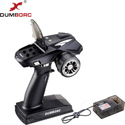 New Arrival DUMBORC X5 2.4G 5CH Transmitter RC Radio Controller with X6F Receiver for RC Car Boat Tank Support DIY