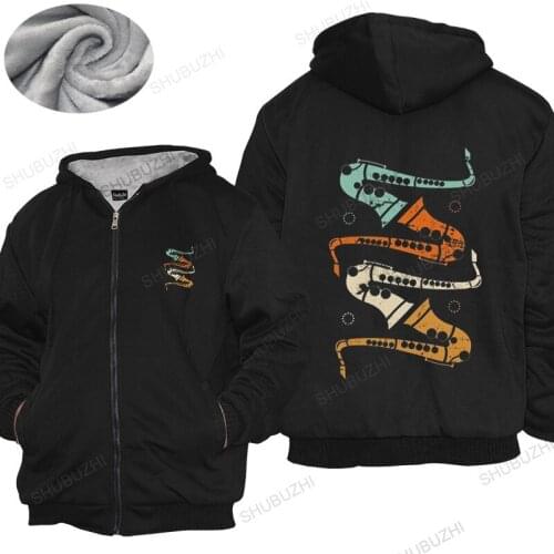 New Arrived Mens hoodies Male Retro Saxophone warm coat Men Cotton Music warm coat Casual Jazz Lover Homme shubuzhi thick hoody