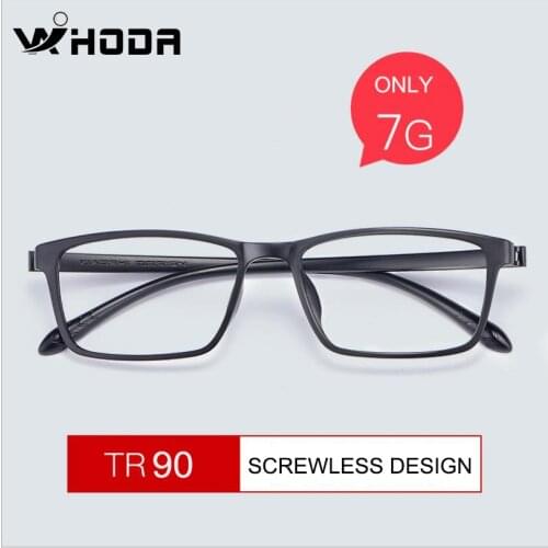 WIHODA TR90 Screwless & Non-Metallic Anti Blue Ray Glasses, Spectacle Frame Of Myopia Glass Frames for Prison Detention Center