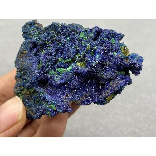 Natural azurite mineral cristal espécime da província de anhui, china
