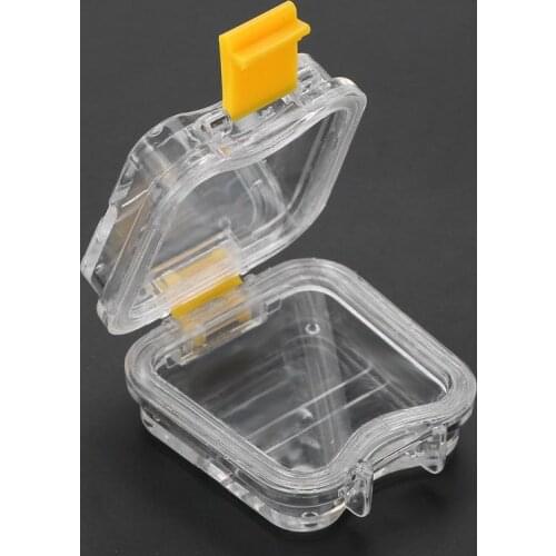 Professional Denture Box Dental False Teeth Storage Case Tooth Container with Film