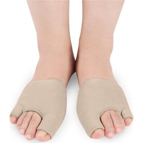 S L Code 1 Pair U-shaped Screw Foot Cover Toe Valgus Corrector Socks Front Foot Pad Half Sleeve Socks Toe Correction Pad