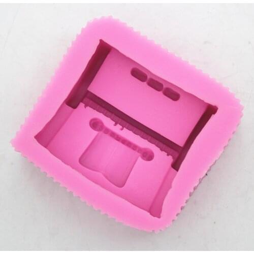 Piano aromatherapy plaster die cake decorative mold silicone mold P841