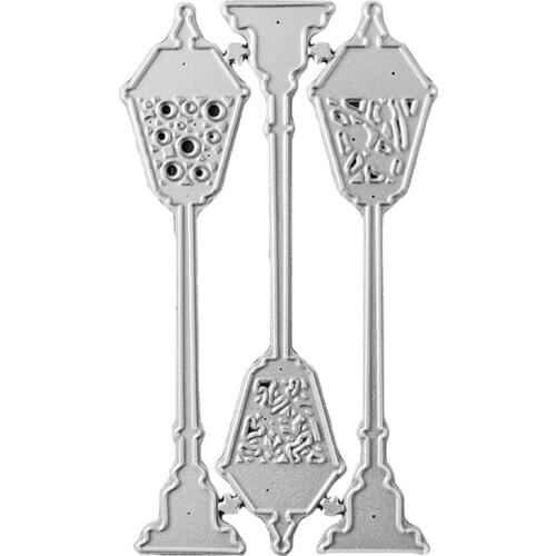 Street Lamp Metal Cutting Dies Stencil Scrapbooking DIY Album Stamp Paper Card