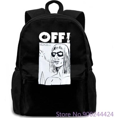 OFF! - Wasted Years Black - BRAND NEW - Official - Keith Morris New Round Collar Mens Fashion 2018 backpack