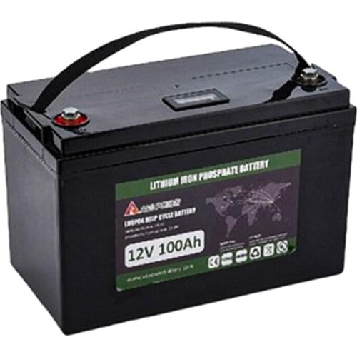 Bright high quality lithium 100ah deep cycle marine battery batteries 12v charger