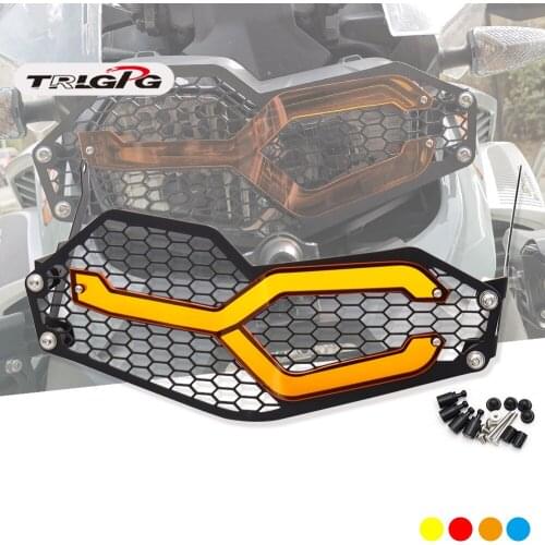 For BMW F 850 GS ADV Headlight Protector Guard Lense Cover fit Black net + acrylic F850GS Adventure 2019 2020 2021