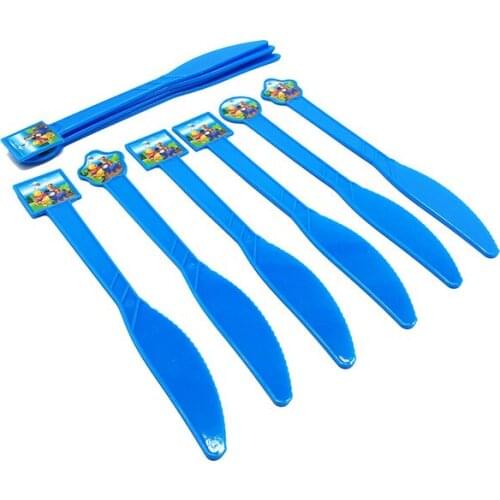 10 Kids Winnie Bear Disposable Knife Happy Birthday Party Supplies Festival Decoration Event Party Favor Gender Reveal Decor