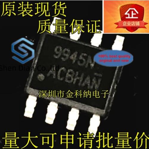 10pcs 100% orginal new in stock AM9945N package SOP-8 silk screen 9945N dual N-channel field effect MOS tube 60V 3.6A