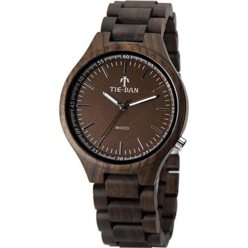 2018 Nature Full Wooden Quartz Wrist Watch Simple Bamboo Men Women Fashion Adjustable Band Strap Trendy Hot Selling Brief Gift