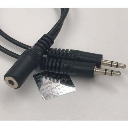 3.5mm Jack to Dual 3.5mm Male Cable High Quality Female to Dual Male Audio Adapter 20cm Audio Splitter