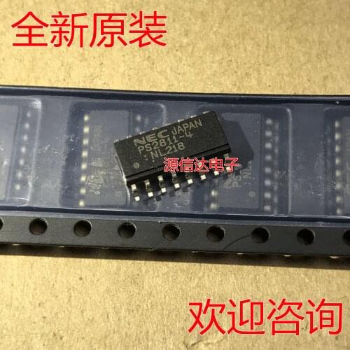 5PCS New imported original PS2811 PS2811-4 SOP16 patch 4-channel optocoupler