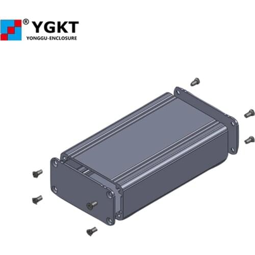 57*28*90mm Circuit Board Instrument Aluminum Cooling Box DIY Electronic Project Enclosure