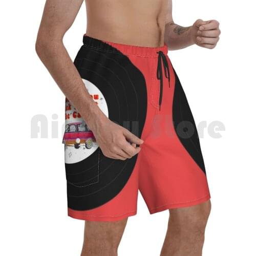 What Do You Think About The Car ? Vinyl Beach Shorts Men Beach Pants Swim Trunks Declan Mckenna What Do You Think