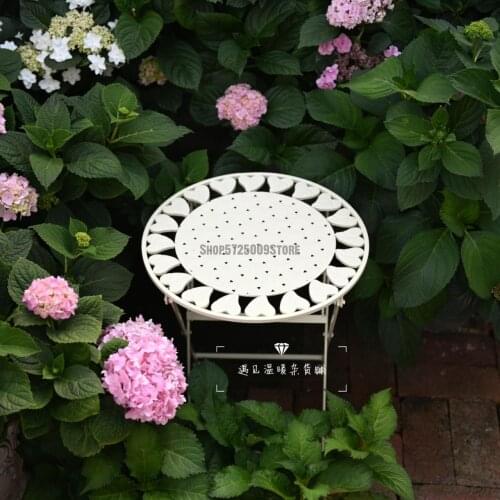 European-style flower shelf living room shelf indoor balcony floor-standing simple wrought iron green flower pot folding small r