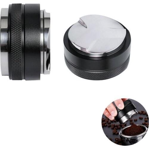 2Pcs Coffee Distributor & Tamper 51MM/53MM/58MM Adjustable Depth Espresso Distribution Leveler Tool Stainless Steel Wholesale X2