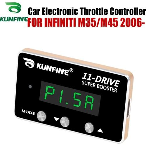 KUNFINE Car Electronic Throttle Controller Racing Accelerator Potent Booster For INFINITI M35/M45 2006-After Tuning Parts