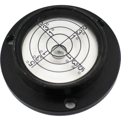 HACCURY Flange Base Level Bubble Spirit Bubble Level for Equipment leveling Size 40x30x10mm
