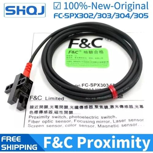 Original F&C Photoelectric switch FC-SPX302 -SPX303 -SPX304 -SPX305 -SPX306 -SPX307 308 309 310 307Z 306P Brand new and original