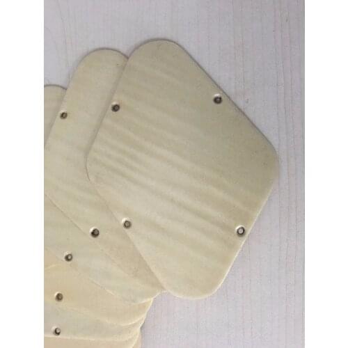 Maple wood Scratchplate Cavity Switch Covers For Guitar Wrenche & Pickguard #D26T