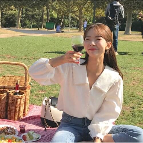 Embroidery Lace white Shirt Spring femme Casual white Tops Women Long sleeve Cotton Girls Blouse Plus Size Women Blouses femme