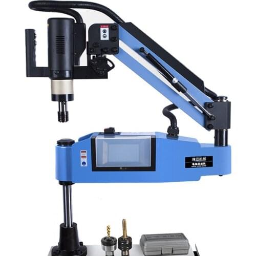 M3-12 1000RPM CE 360 Degrees Angle Servo Electric Tapping Machine Electric Tapper Tapping Machine-working Taps Threading Machine