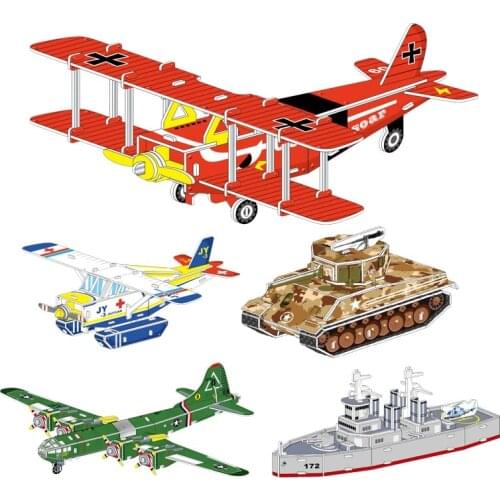 Model 3D Childrens Puzzles Game Adults Puzzle Jigsaw Toddler Interesting Learning Montessori Educational Toys For Kids Gift