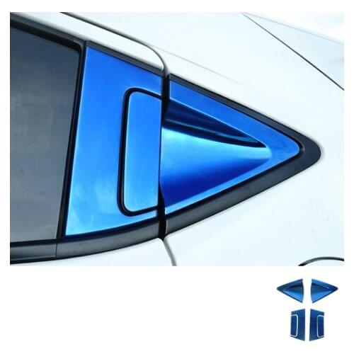 Stainless Car Rear Door Handle Bowl Cover Carbon Fiber Exterior Handle Door Bowl Cover Trim for Honda HR-V HRV 2016-2018 C1019