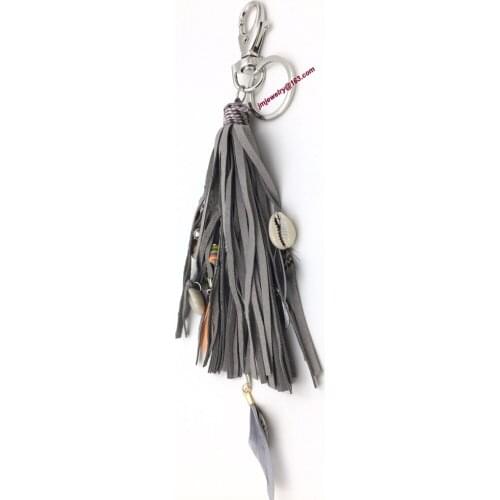 2016 New fashion jewelry personalized custom unique leather Whisker like car key chains key lanyards