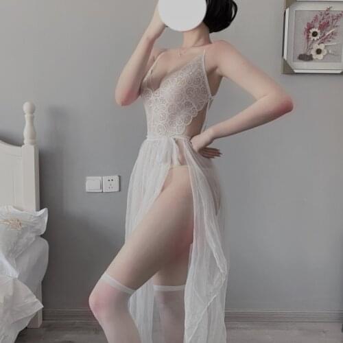 Newest Sex Dolls White Interior skirts clothes skirts Female Play sexy Laceskirt Hot sale sexy Perspective dress Women