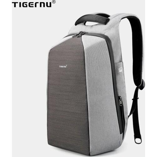Tigernu Women Fashion Casual Business High Quality Carbon Steel Anti-theft Waterproof Female School Travel Laptop Backpack Girls