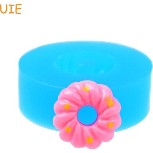 TYL014U 14mm Spiral Donut / Doughnut Silicone Mold - Dessert, Cake Decoration, Gum Paste, Candy, Icing, Chocolate, Resin Clay