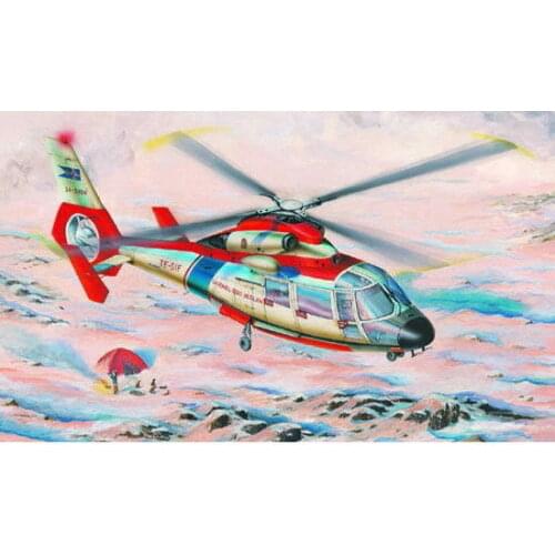 Trumpeter 02816 1/48 Aerospatiale SA365N Dauphin 2 Helicopter Propeller Model TH07196-SMT2