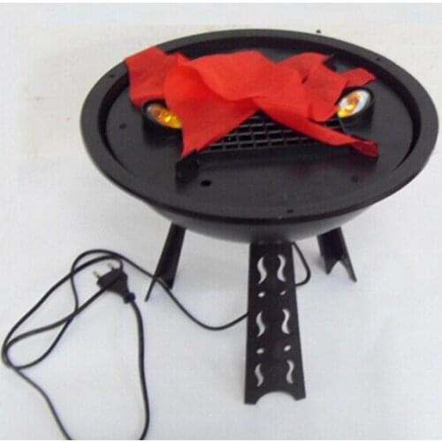 30CM Magic LED Flame Lamp KTV Bar Fire Lamp Hallowmas Party Decoration Brazier Halloween Eve Haunted House Lantern