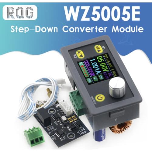 WZ5005E DC DC Buck Converter CC CV 50V 5A Power Module Adjustable Regulated laboratory power supply communication 5V 12V 24V 36V