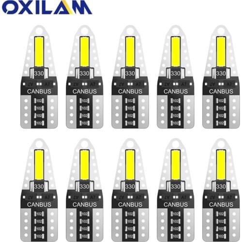 10x T10 194 168 W5W Led Bulb Car Interior Light For Toyota Corolla Avensis Yaris Rav4 Auris Hilux Prius Camry Celica C-HR Ipsum