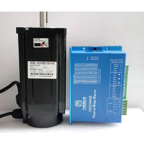 2 phase NEMA 34 12N.m 1699ozf.in Closed loop Stepper servo motor driver kit JMC 86J18156EC-1000+2HSS86H