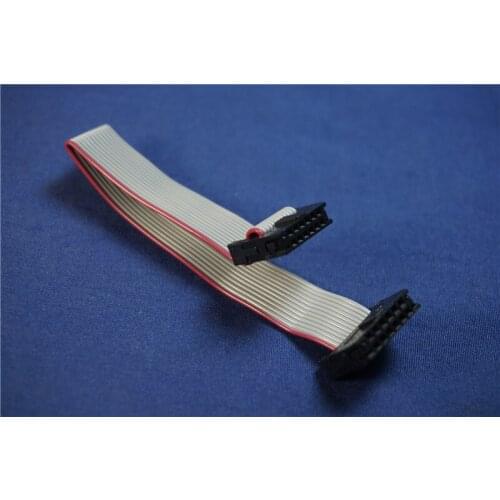 20pcs 2.0 mm IDC Socket Cable 12 Pin 80 100 150 200 250 300 400 500 mm Length Free Hanging Rectangular IDC Flat Ribbon Connector