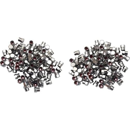 200 Durable Car Motorcycle Tire Pressure Air Valve Air Rod End Caps