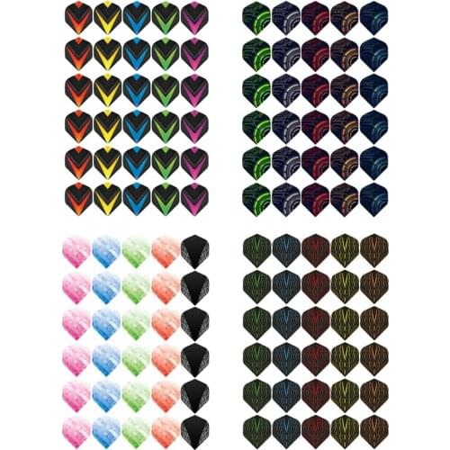 30Pcs Standard Dart Flights Professional Darts Accessories Kit PET Flight Wing N0PC