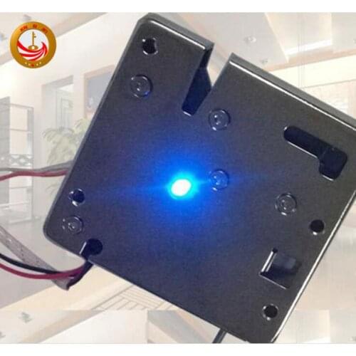 5pcs LED light Electric Control Lock DC 12V 2A Electromagnetic Door Lock Cabinet Drawer Lockers Lock Latch Carbon Steel