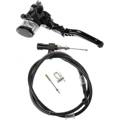 7/8" 22mm Motorcycle CNC Hydraulic Clutch Kit Lever Master Cylinder Knitting Oil Hose 125 ~ 250cc