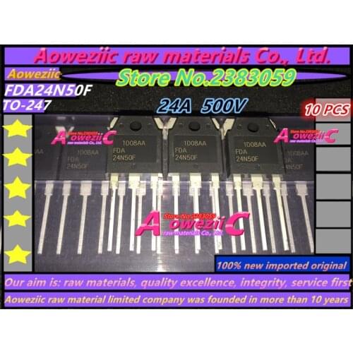 Aoweziic 2020+100% new imported original FDA24N50 24N50 FDA24N50F 24N50F FDA28N50F 28N50F FDA38N30 38N30 TO-247 IGBTtransistor