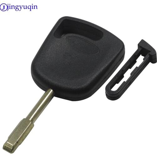 Jingyuqin 30ps Transponder key Shell Car Key Case For Ford Mondeo Focus Chip Groove